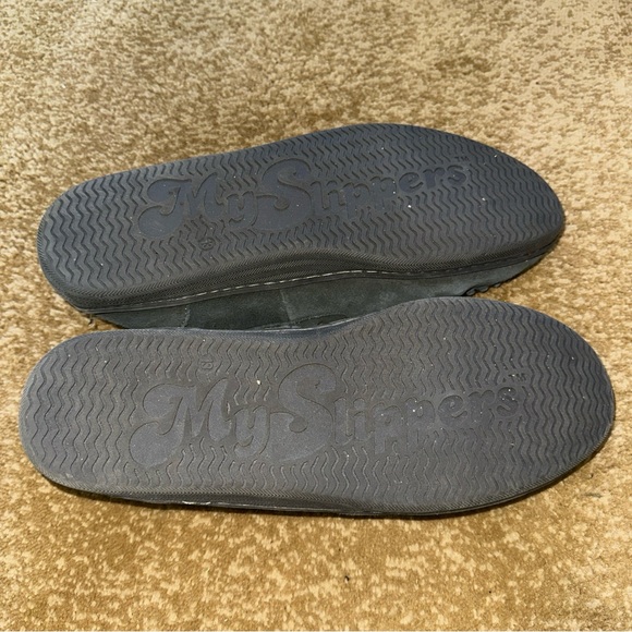 My Slippers My Pillow Mens Moccasin 13 Shoes Gray - Picture 7 of 9